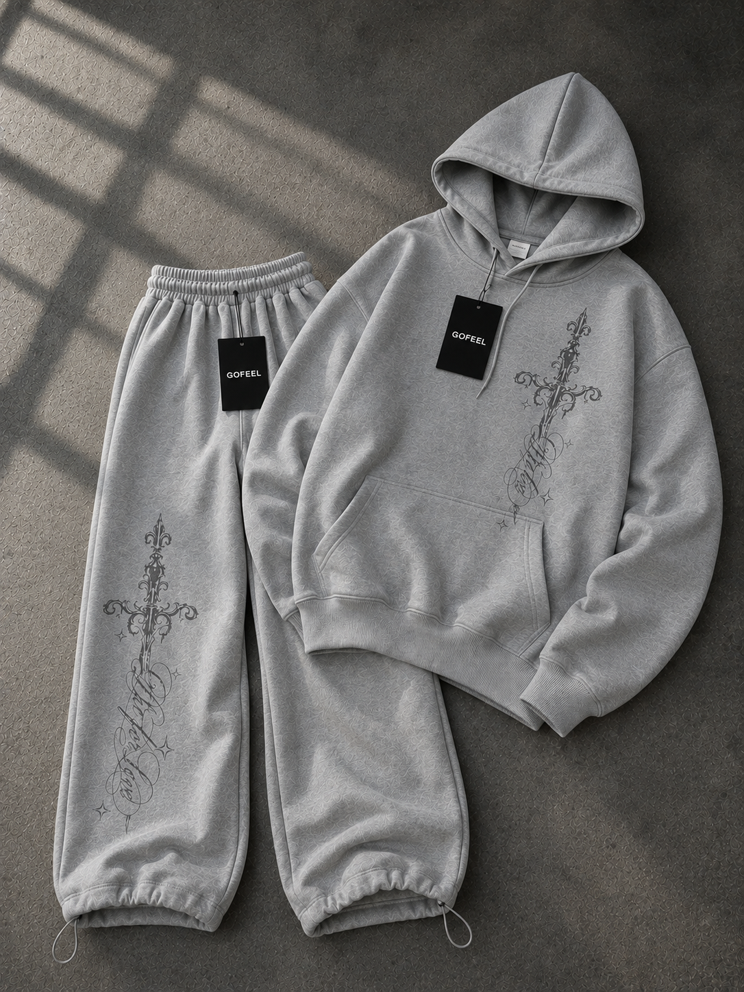 Defeat Baggy Kalıp Unisex Eşofman Takımı