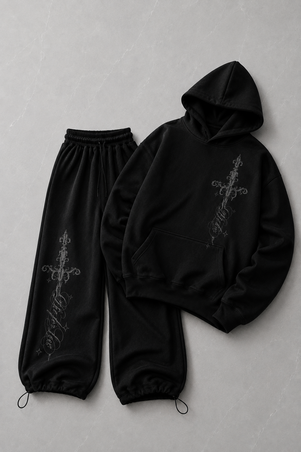 Defeat Baggy Kalıp Unisex Eşofman Takımı