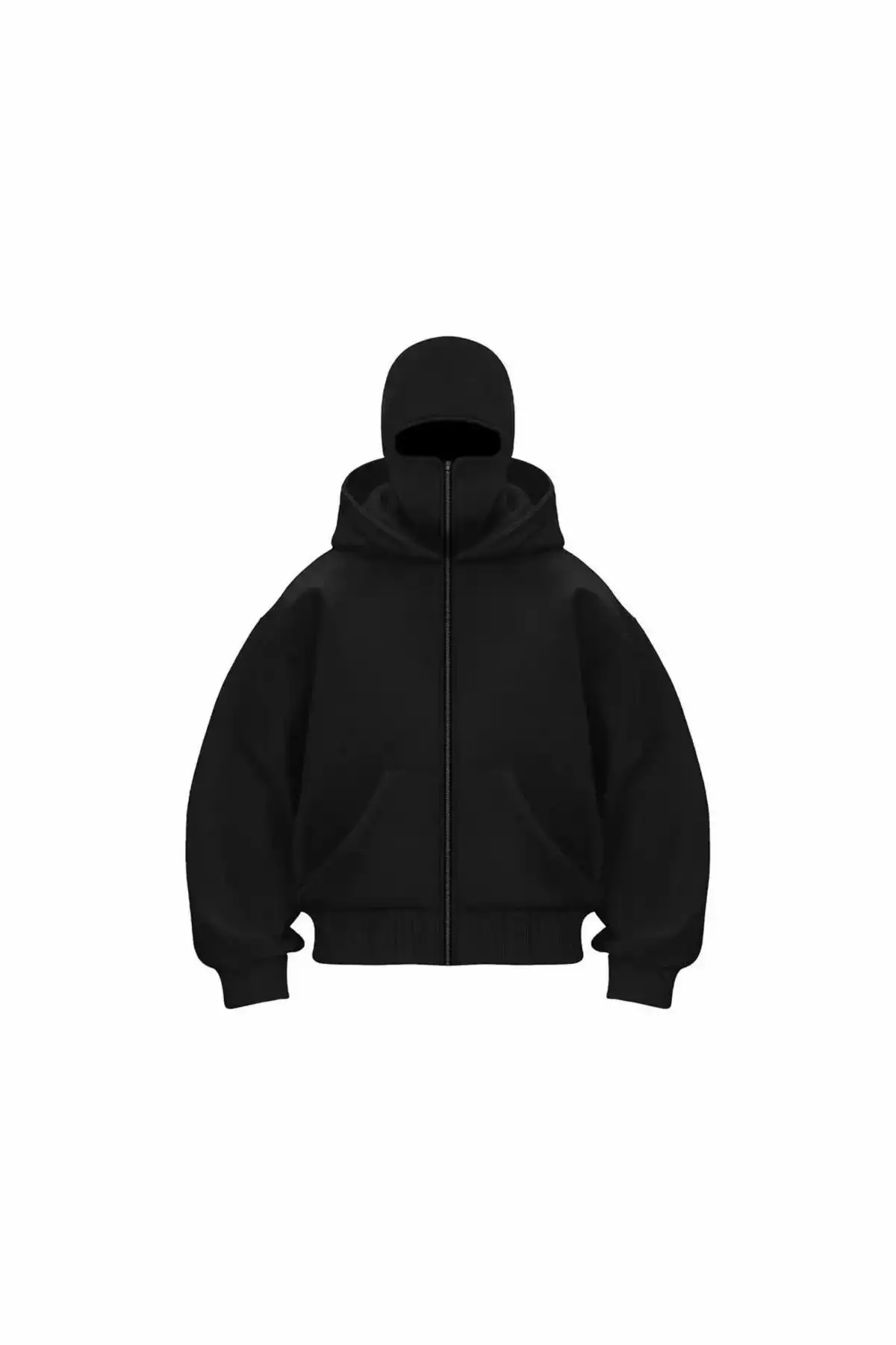 Dont Kill My Vibe Baskılı Kar Maskeli Ninja Unisex Sweatshirt Hırka