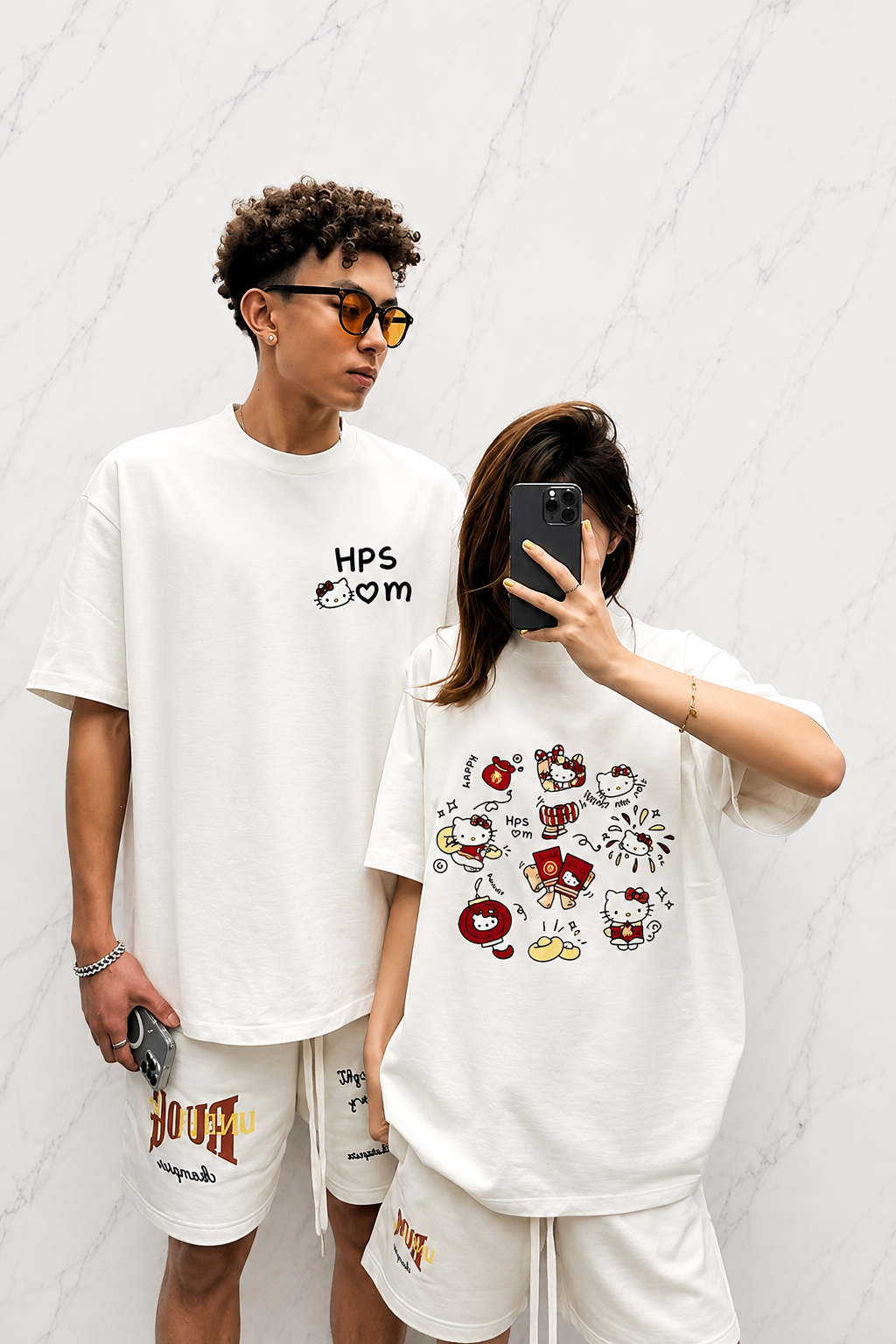 (Erkek) Hps M0M Oversize Unisex T-shirt