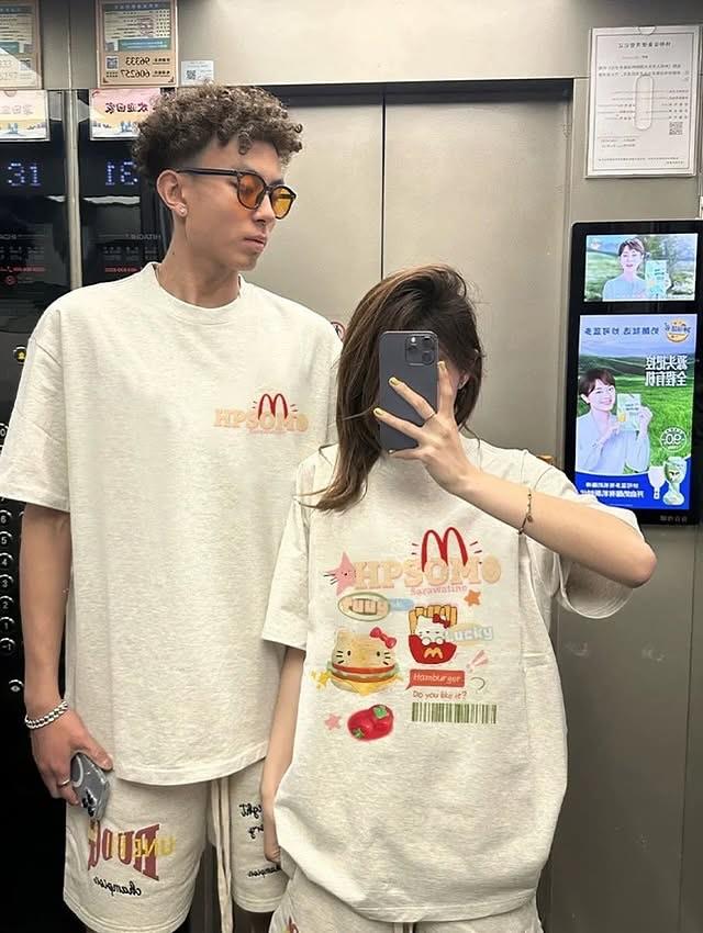(Erkek) M Hpsomo Oversize Unisex T-shirt