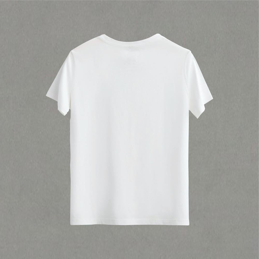 Girlfriend Baskılı Beyaz Unisex Oversize T-shirt
