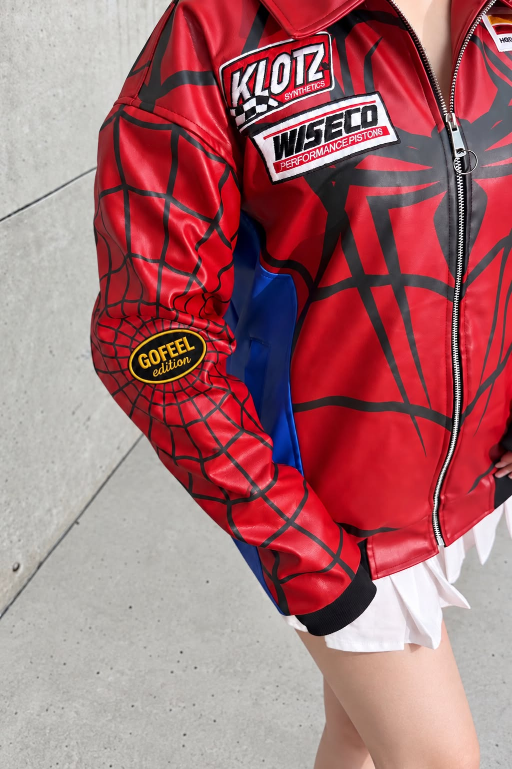 Gofeel Spider Jacket - Kırmızı