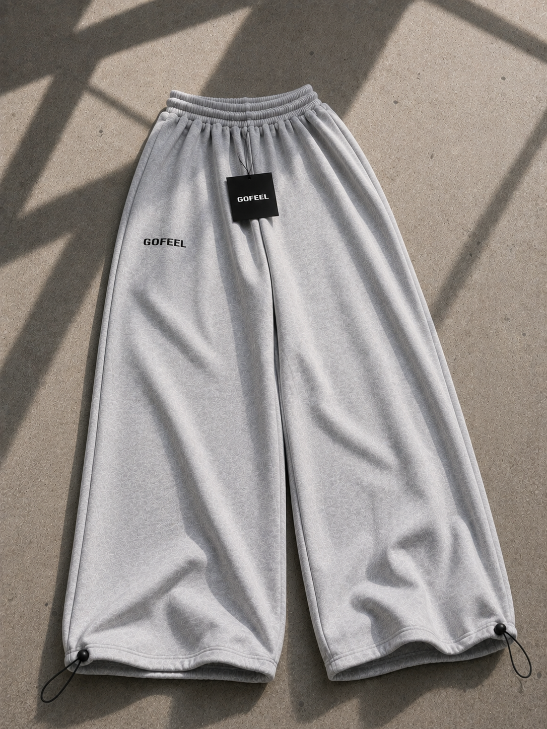 Gothic Detaylı Baggy Unisex Eşofman Altı