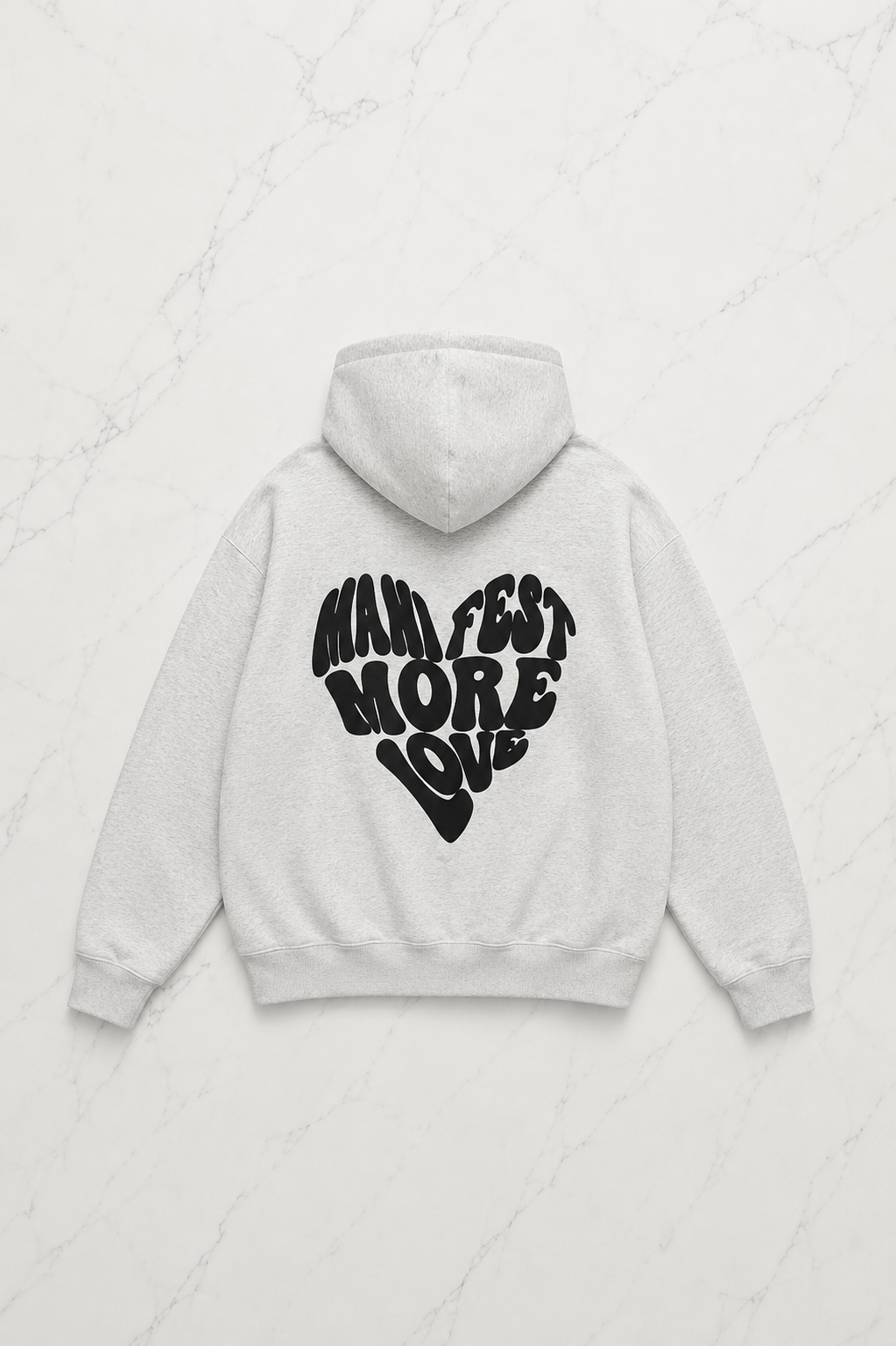 Grey Sırt Manifest More Love Sweatshirt