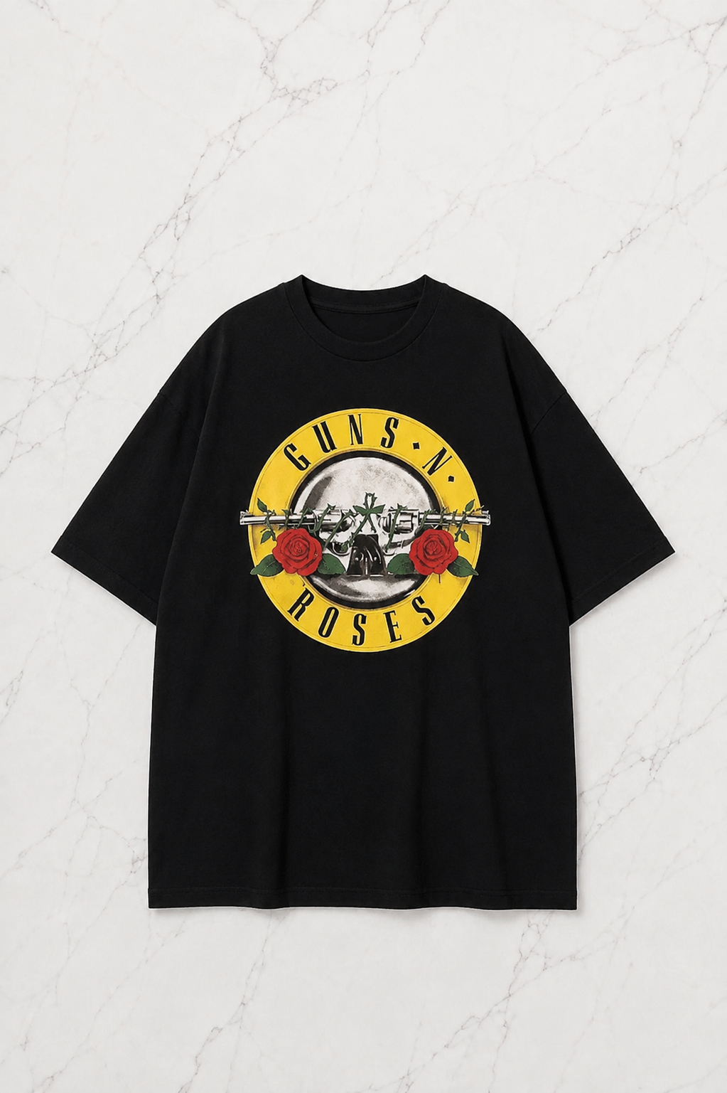 Guns N Roses Logo Siyah Unisex T-Shirt