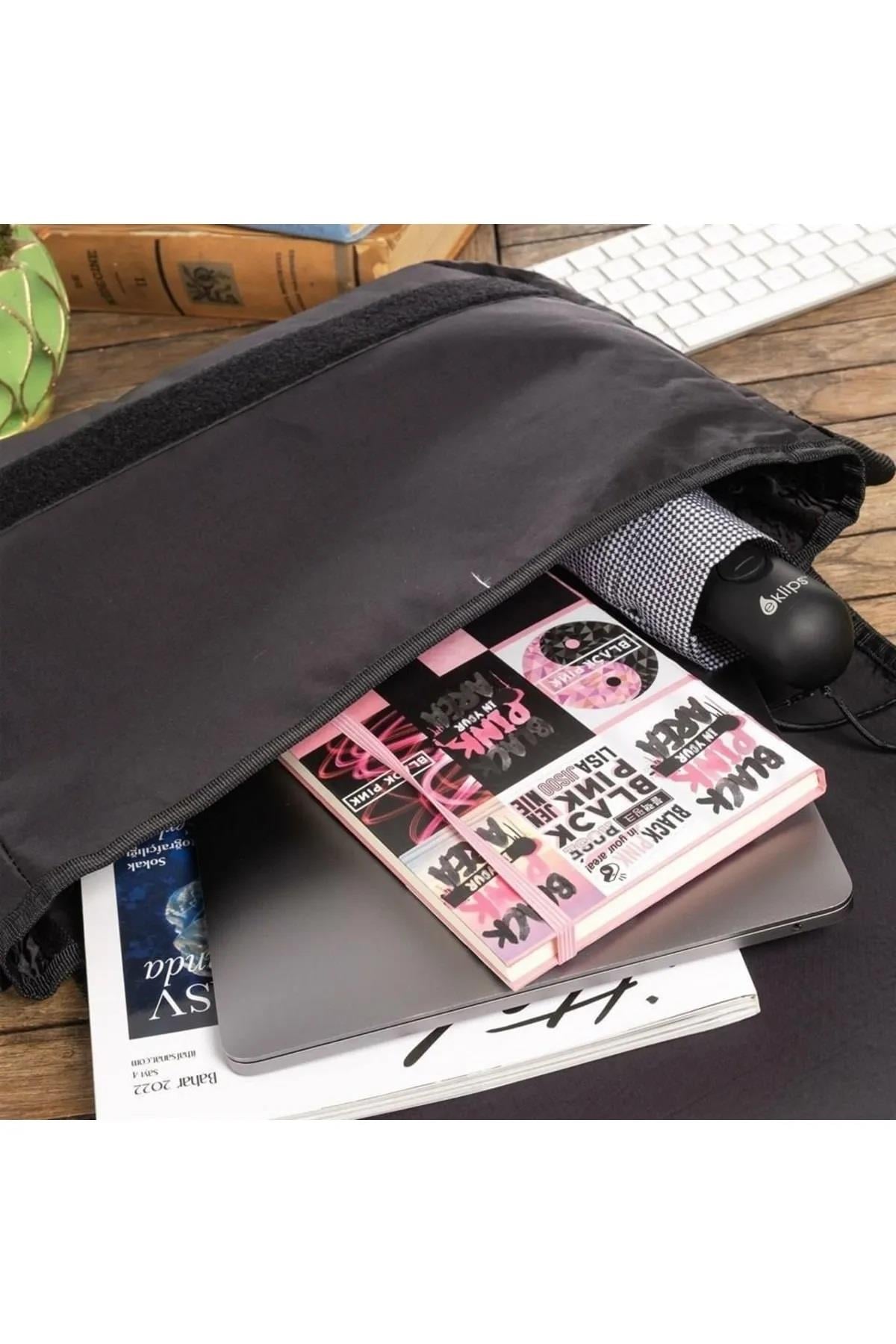 Hello Kitty Baskılı Postacı Çanta Unisex İç Hacmi Geniş Siyah Postacı Çanta