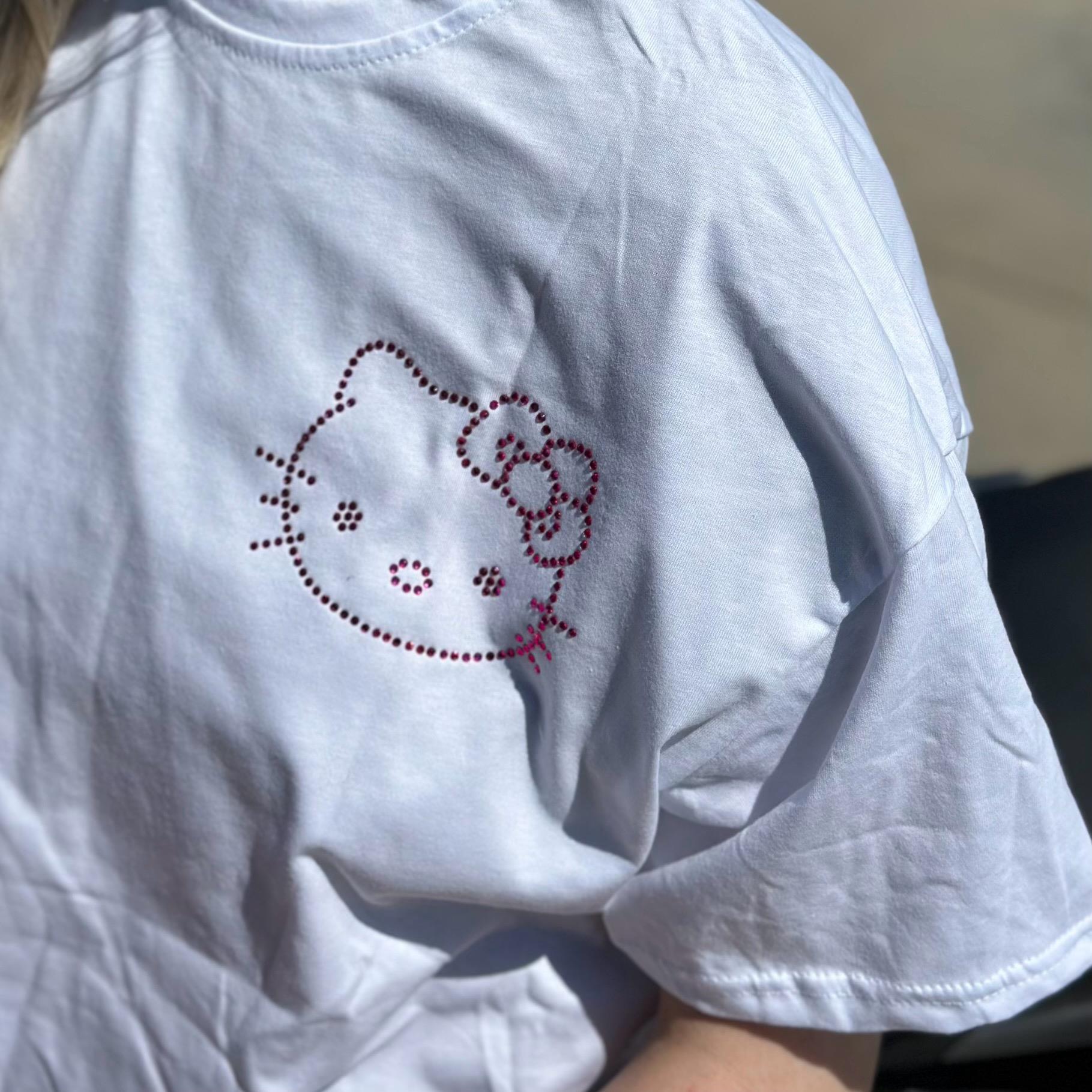 Hello Kitty Beyaz Oversize T-shirt