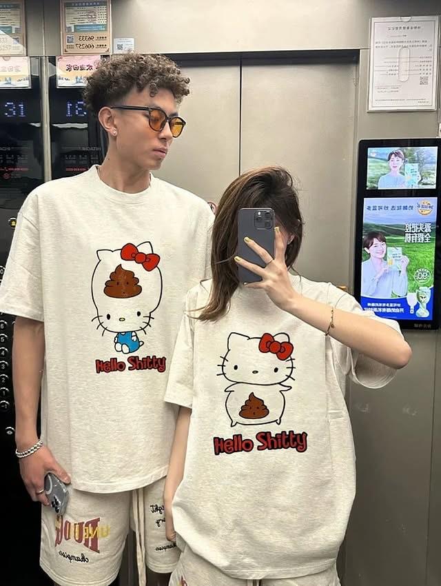 (Kadın) Hello Shitty Oversize Unisex T-shirt