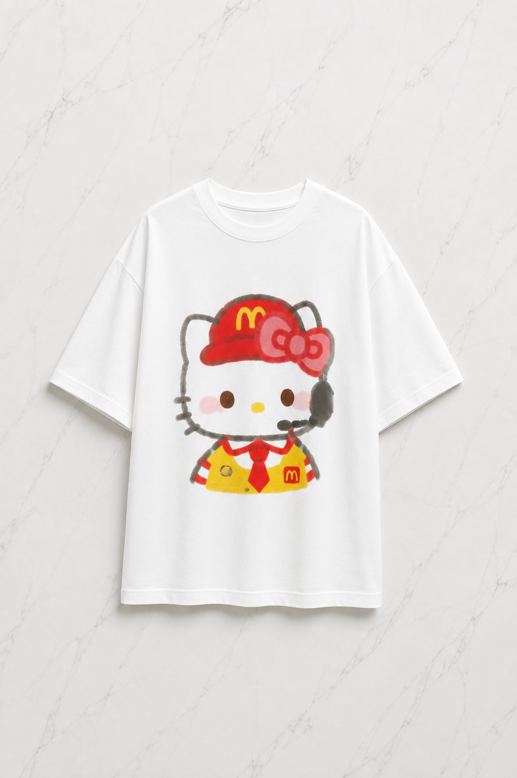 (Kadın) Mc Kitty Oversize Unisex T-shirt