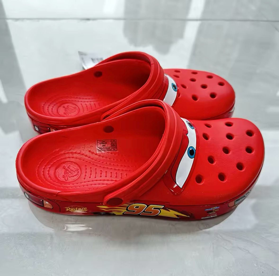 Kırmızı Şimşek Mcqueen Crocs Terlik