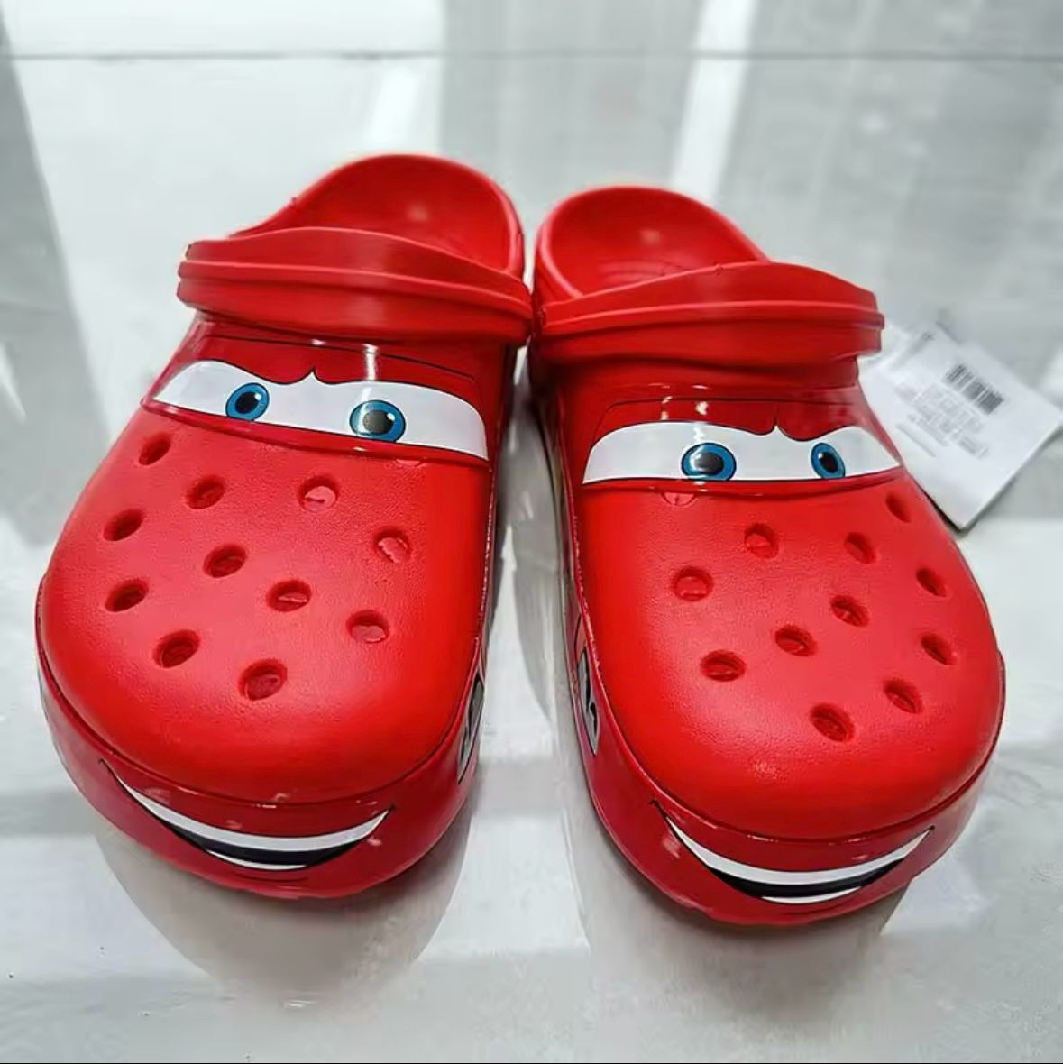 Kırmızı Şimşek Mcqueen Crocs Terlik