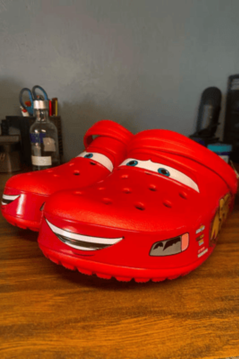 Kırmızı Şimşek Mcqueen Crocs Terlik