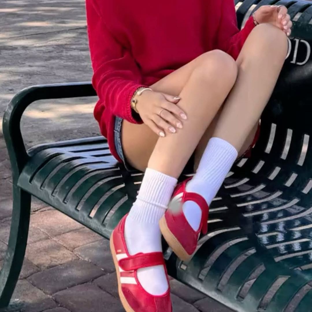Kırmızı Urban Retro Strap Sneaker