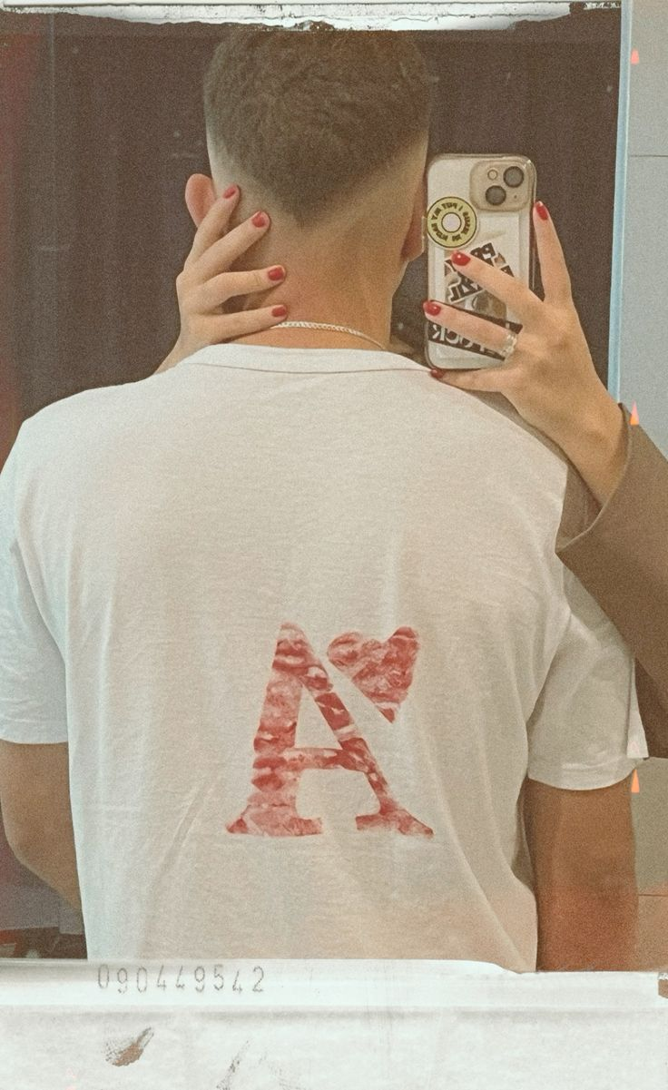 Kiss Design A Kalp Detaylı Oversize T-shirt