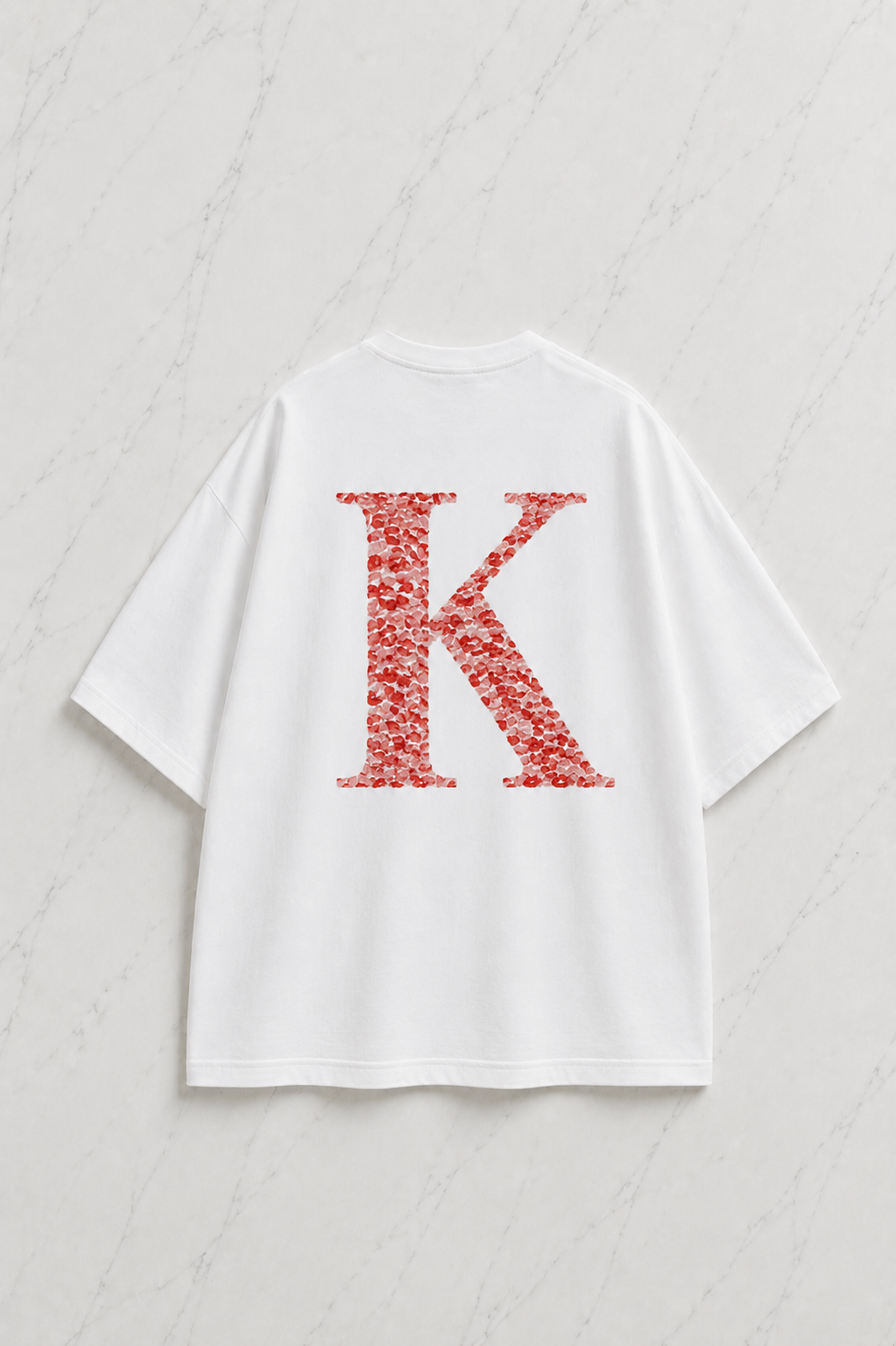 Kiss Design K Harfi Oversize T-shirt