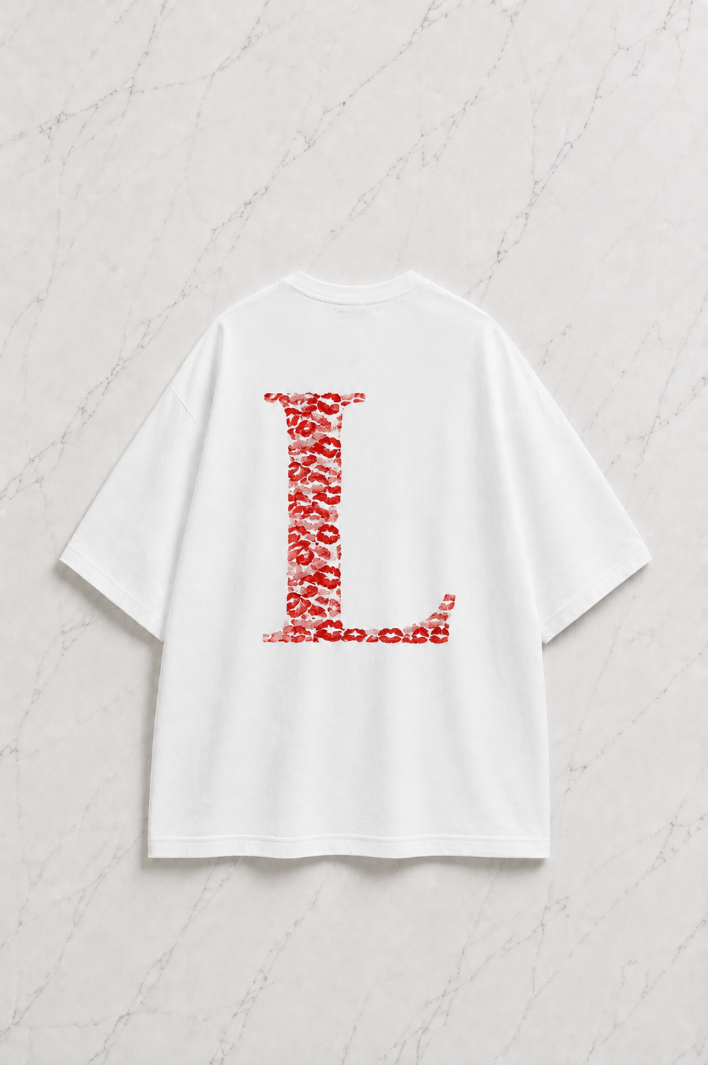 Kiss Design L Harfi Oversize T-shirt
