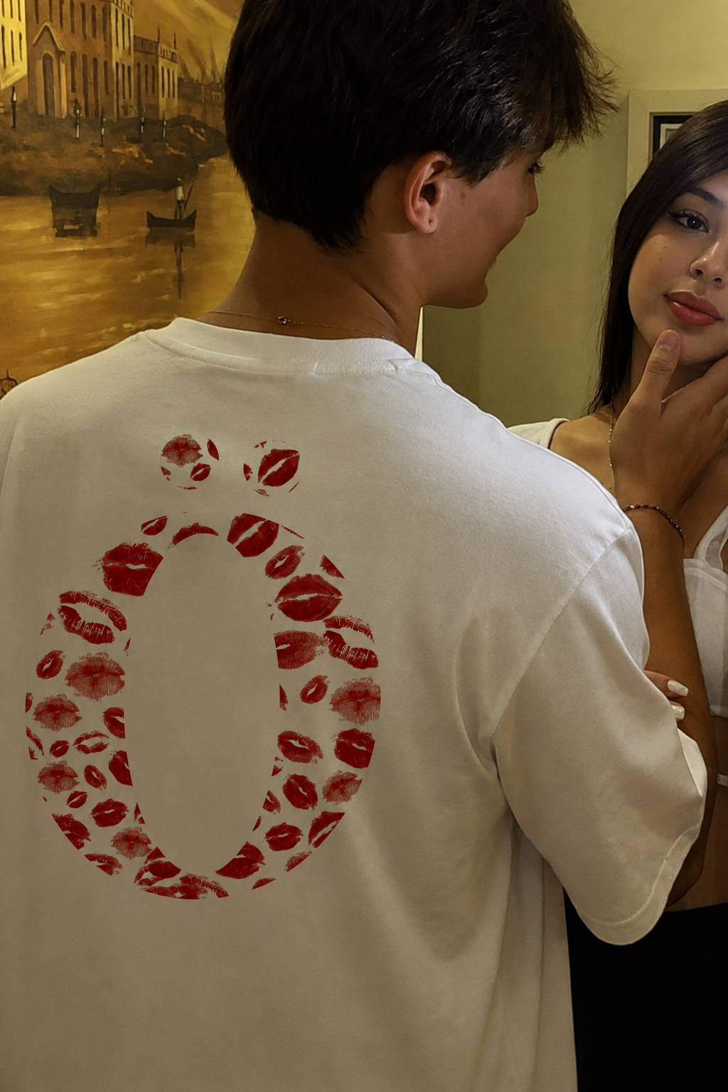Kiss Design Ö Harfi Oversize T-shirt