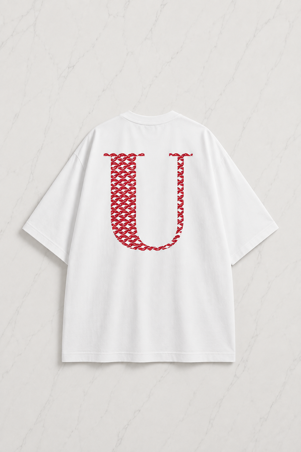 Kiss Design U Harfi Oversize T-shirt