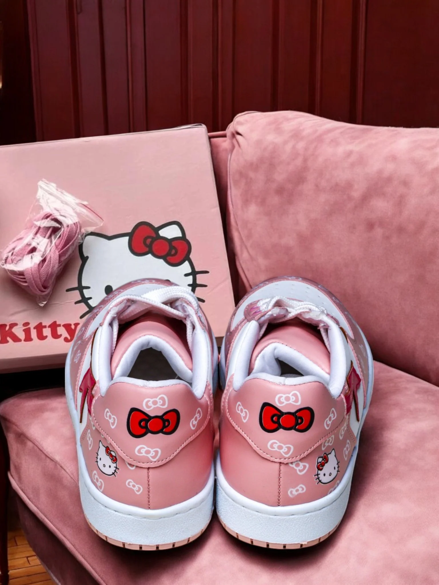 Kitty Pembe Spor Ayakkabı
