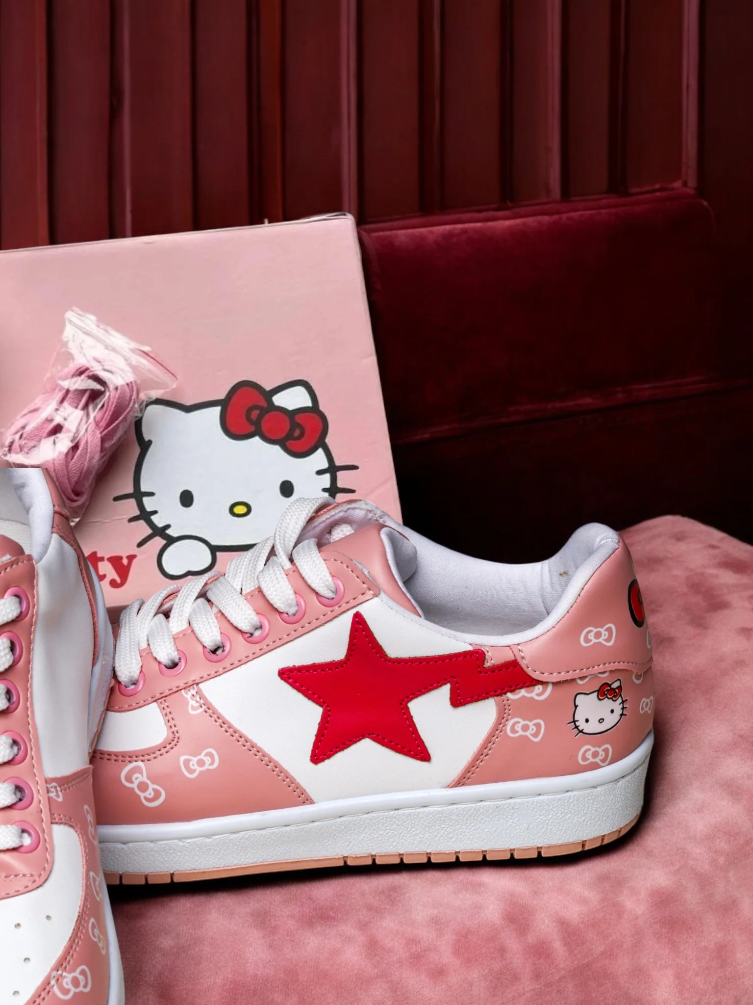 Kitty Pembe Spor Ayakkabı