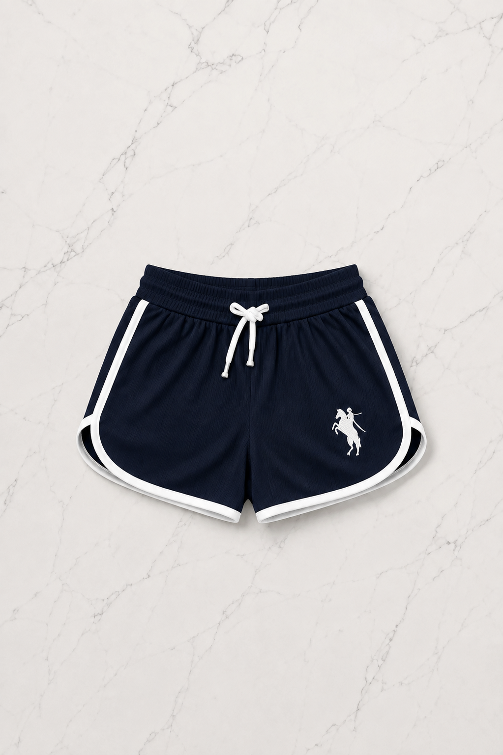 Lacivert Fit Polo Yaka Şort Takım