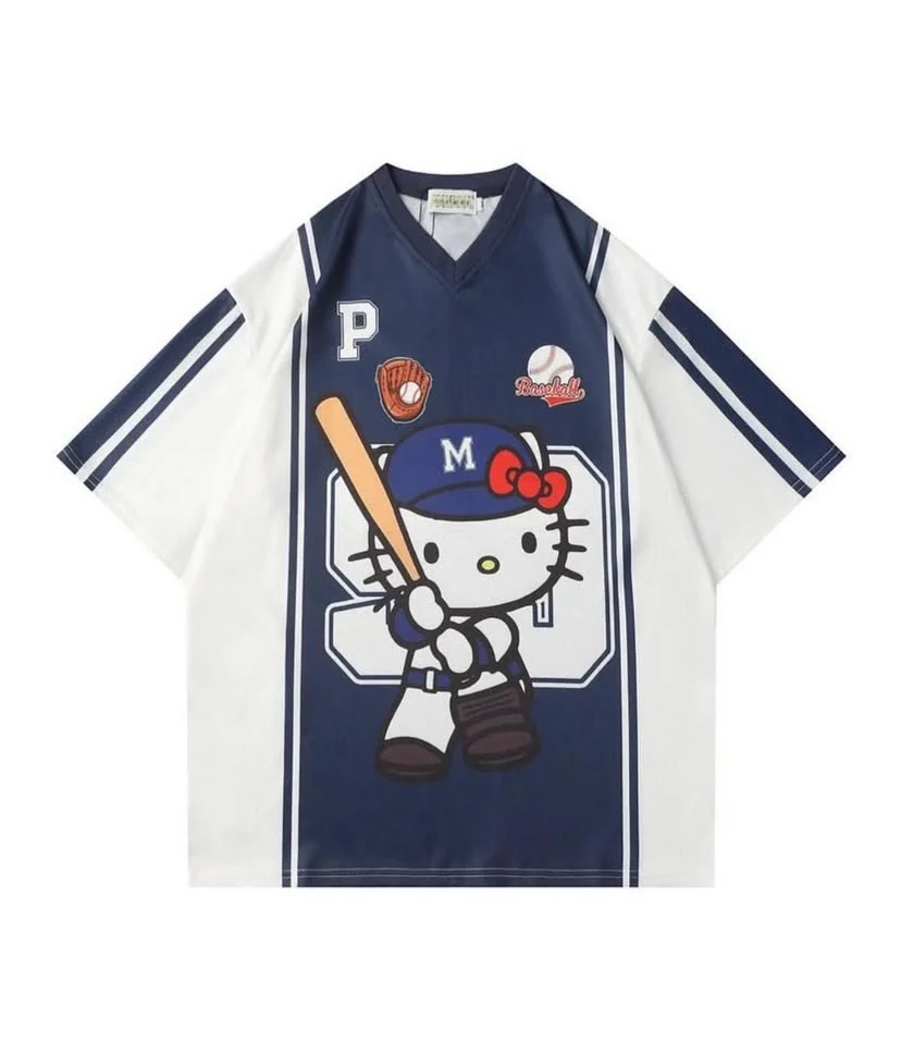 Lacivert Hello Kitty Detail Jersey Forma