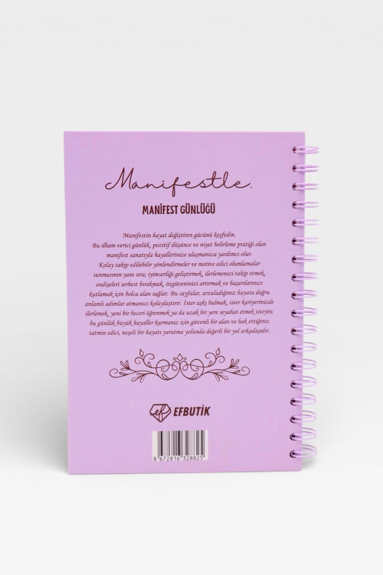 MANİFESTLE Manifest Günlüğü Ajanda Mor S2