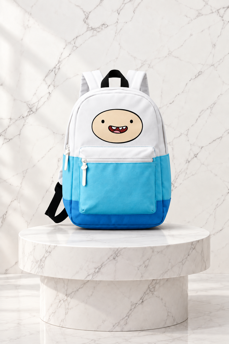Mavi Adventure Time Finn Sırt Çantası
