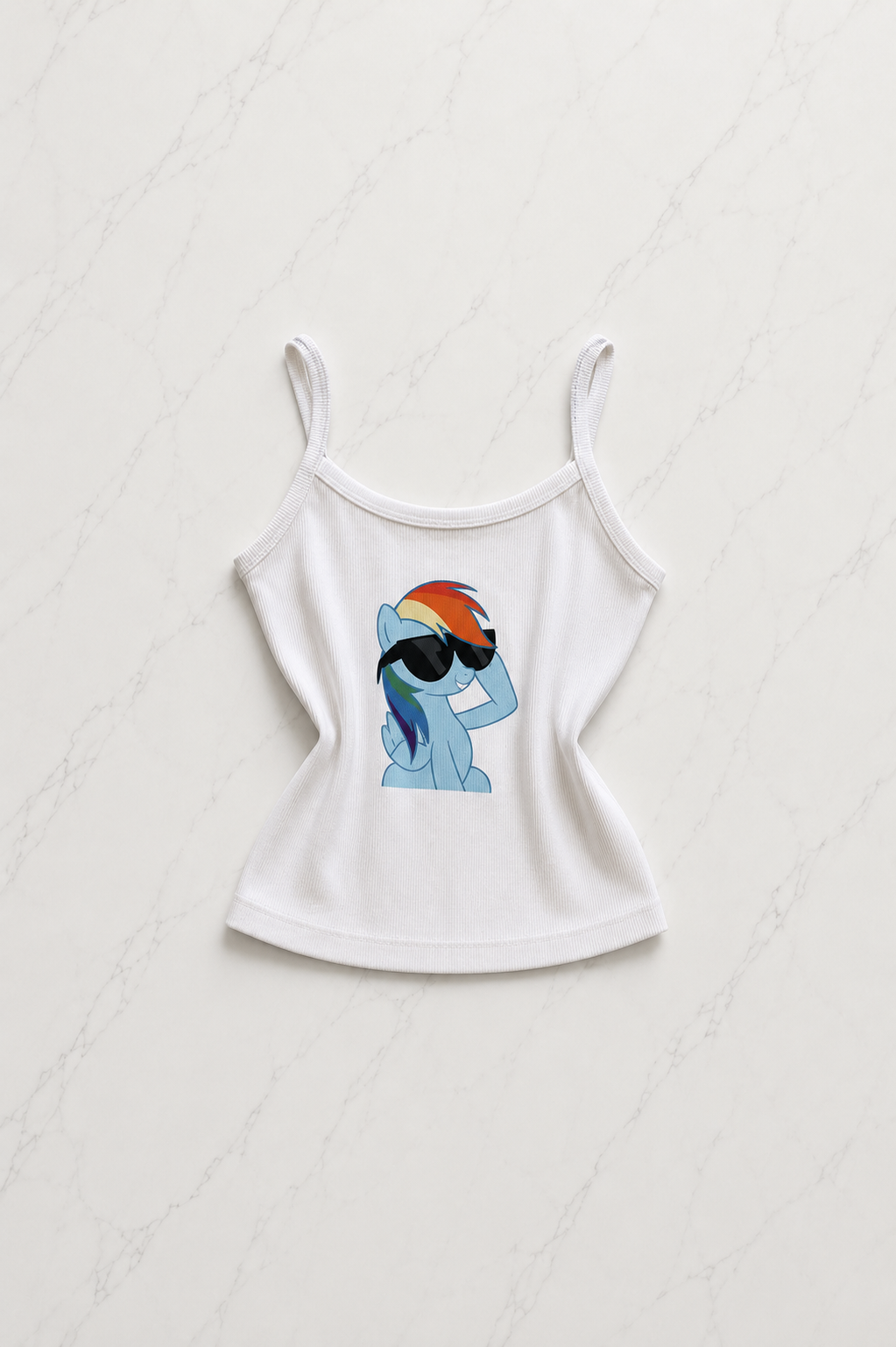 Mavi My Little Pony Rainbow Dash Desenli Şık Alt Üst Takımı