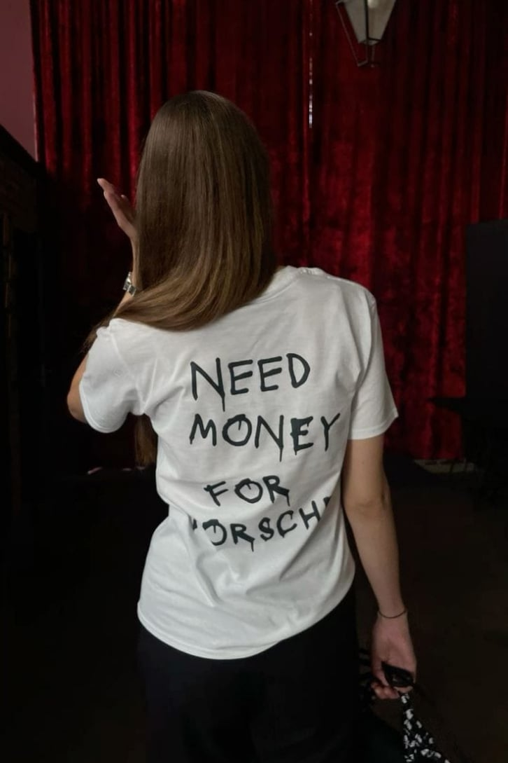 Need Money For Porsche Detail Oversize Unisex T-shirt