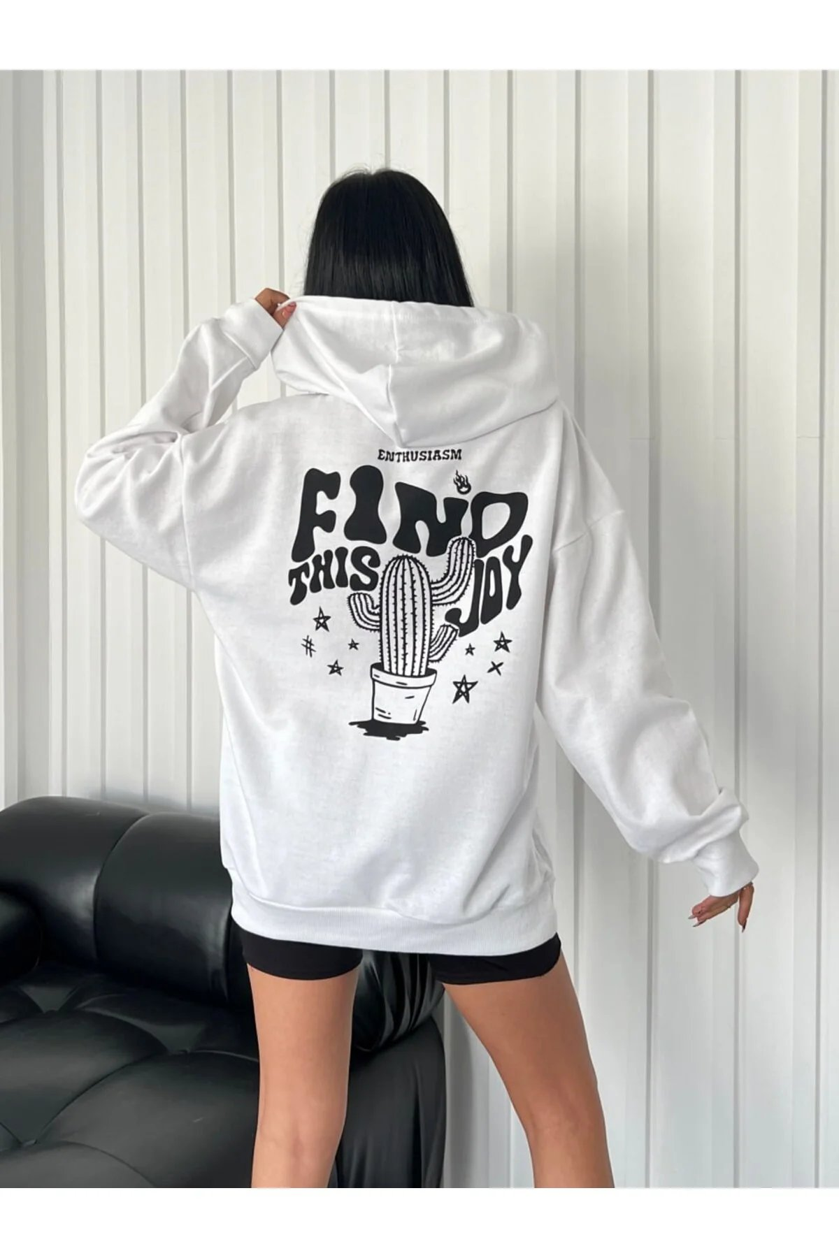 Outlet Find Oversize Unisex Sweatshirt Hırka