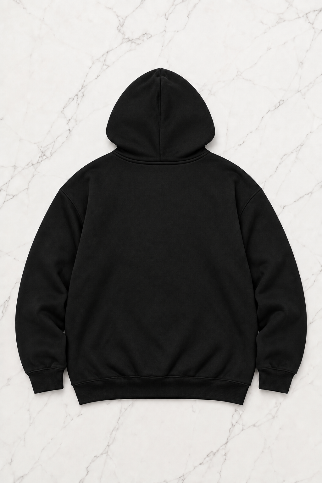 Outlet Stu Siyah Hoodie