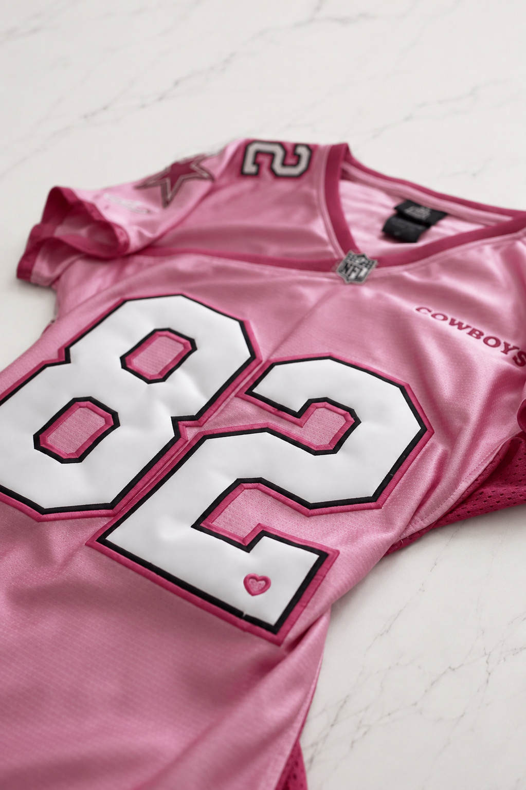 Pembe Dallas Cowboys 82 Jason Witten NFL Forma