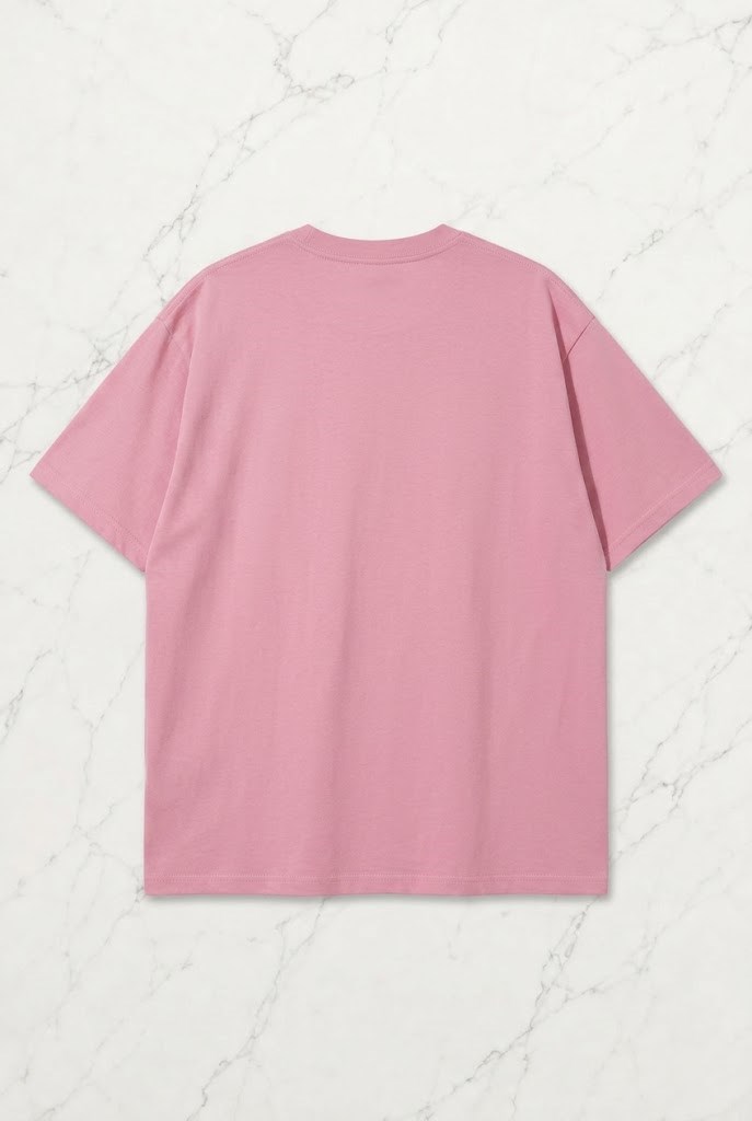 Pembe Peaches Got Baskılı Kısa Kol Oversize T-Shirt