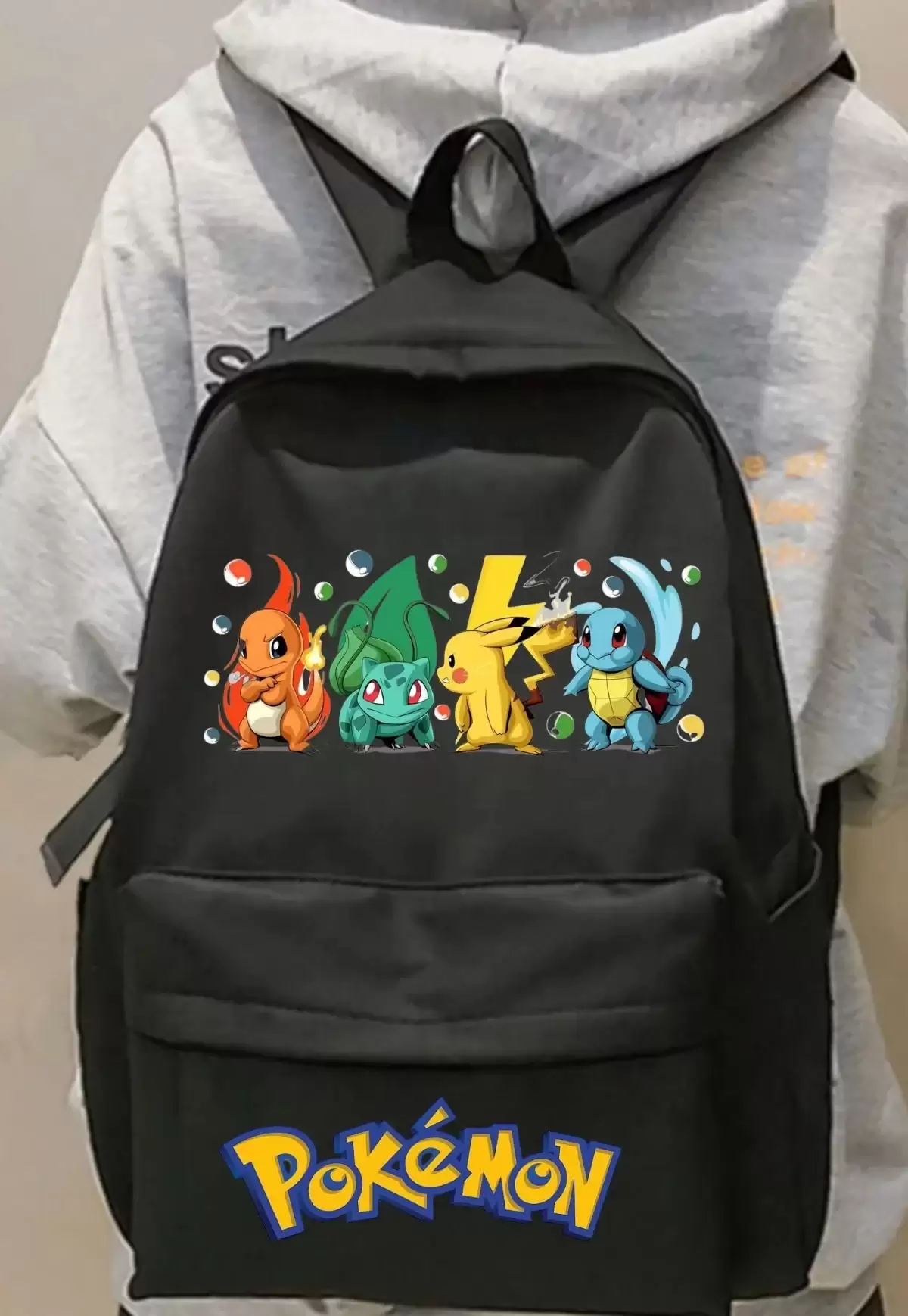 Pokemon Pikachu Baskılı Okul Sırt Çantası