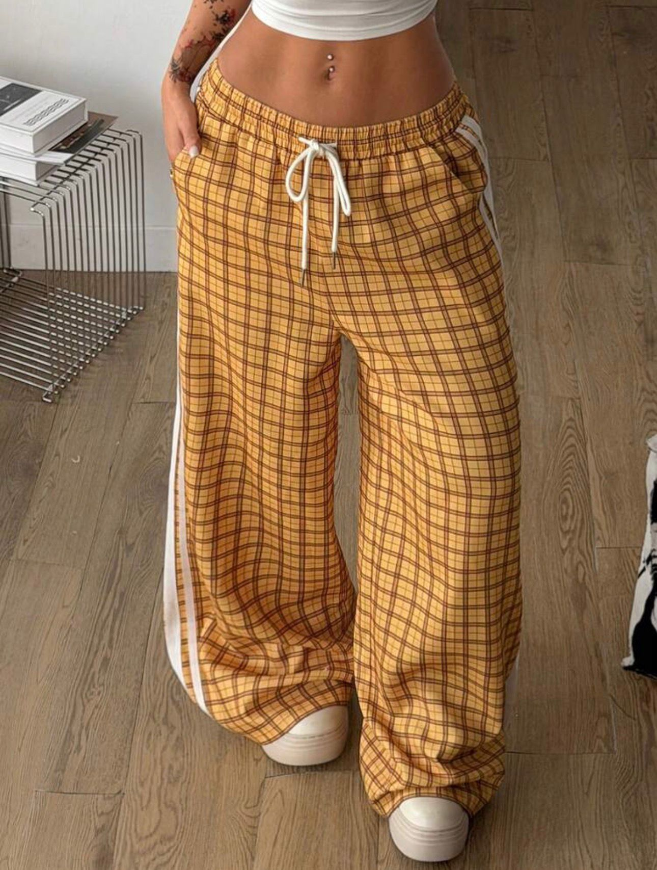 Prep Şeritli Baggy Unisex Eşofman Altı