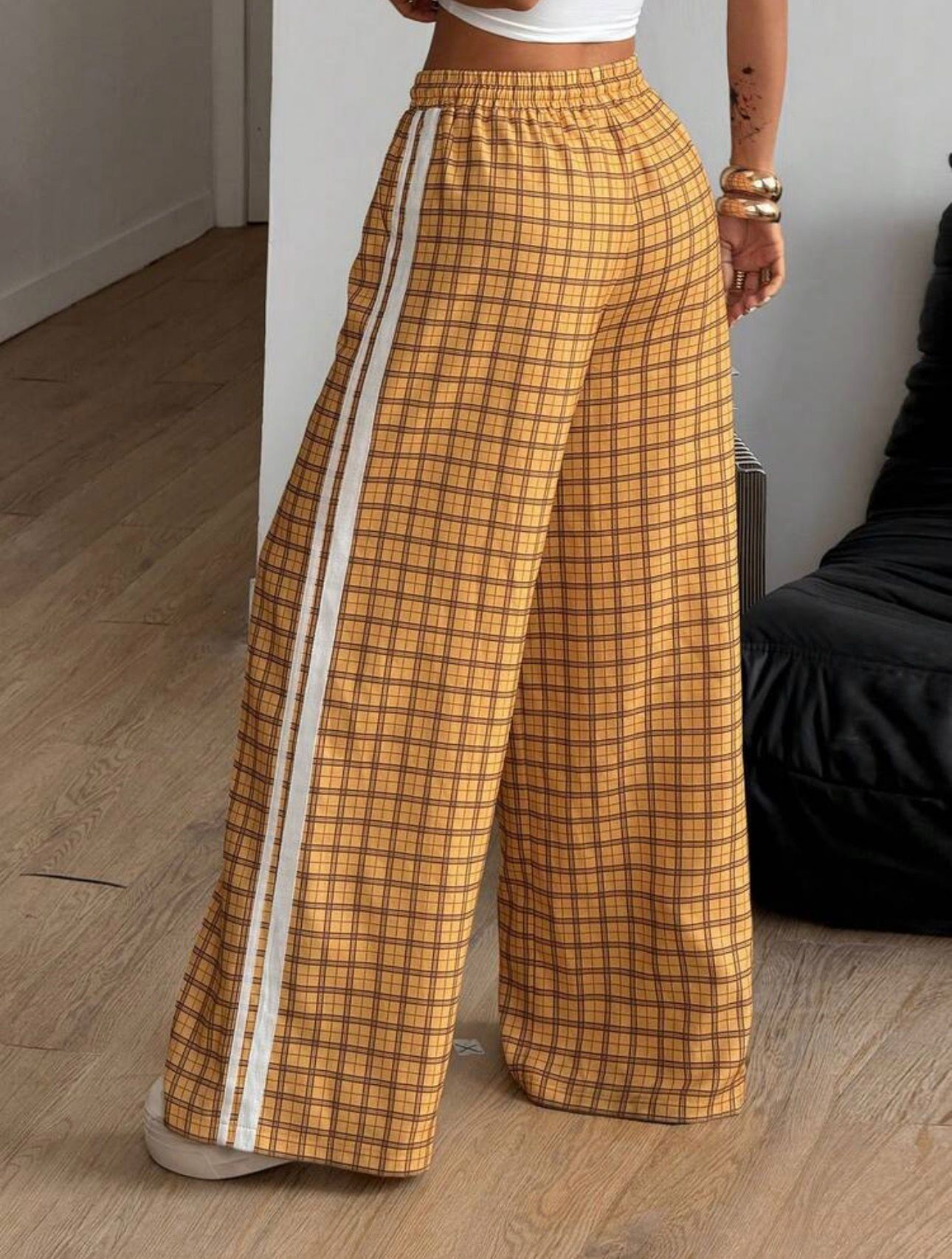 Prep Şeritli Baggy Unisex Eşofman Altı