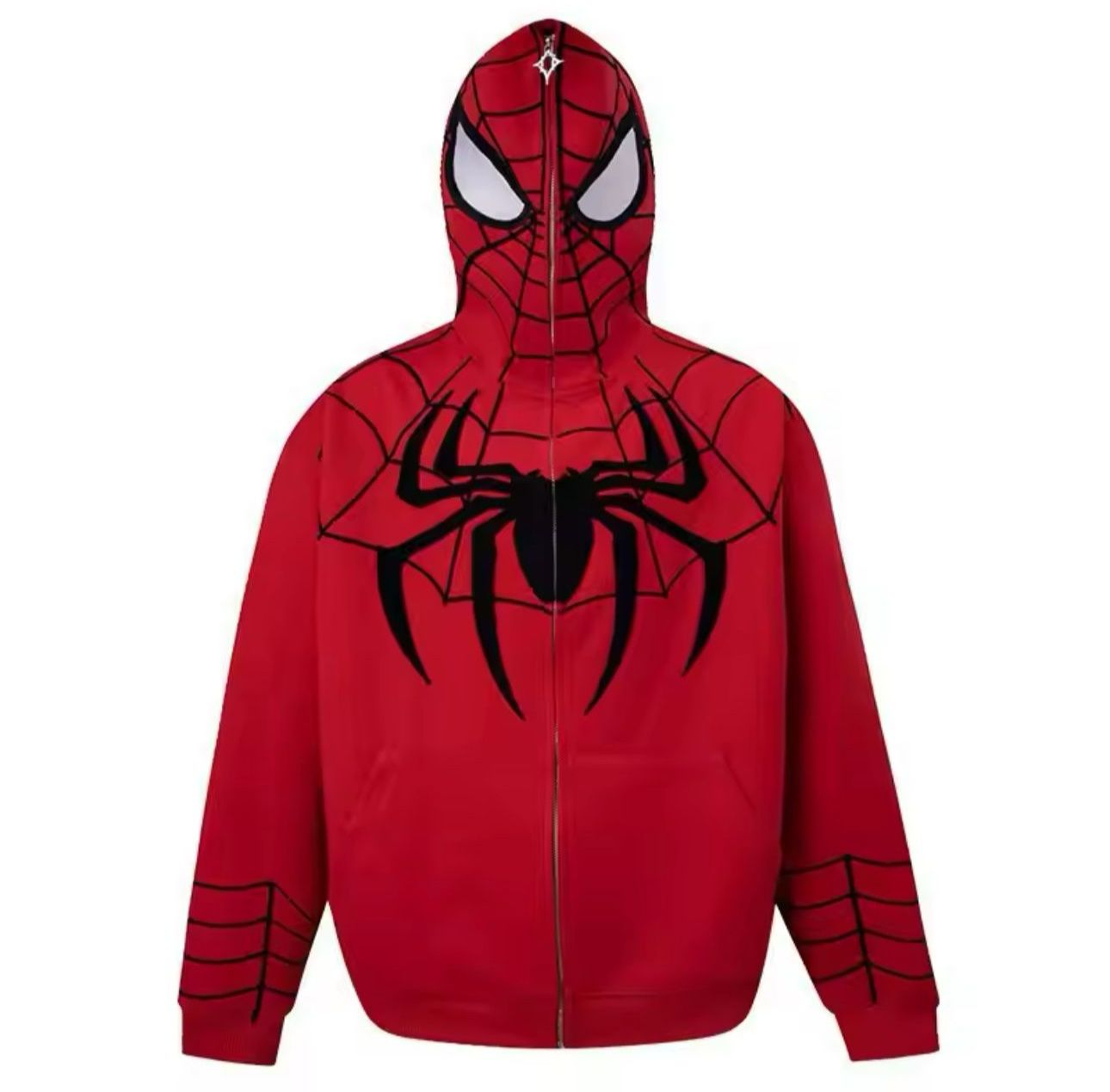 Red Spider Full Zip Unisex Oversize Hırka Ceket