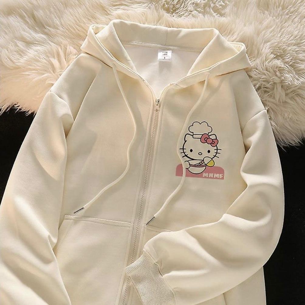 Sanrio Anime Hello Kitty Detail Hırka
