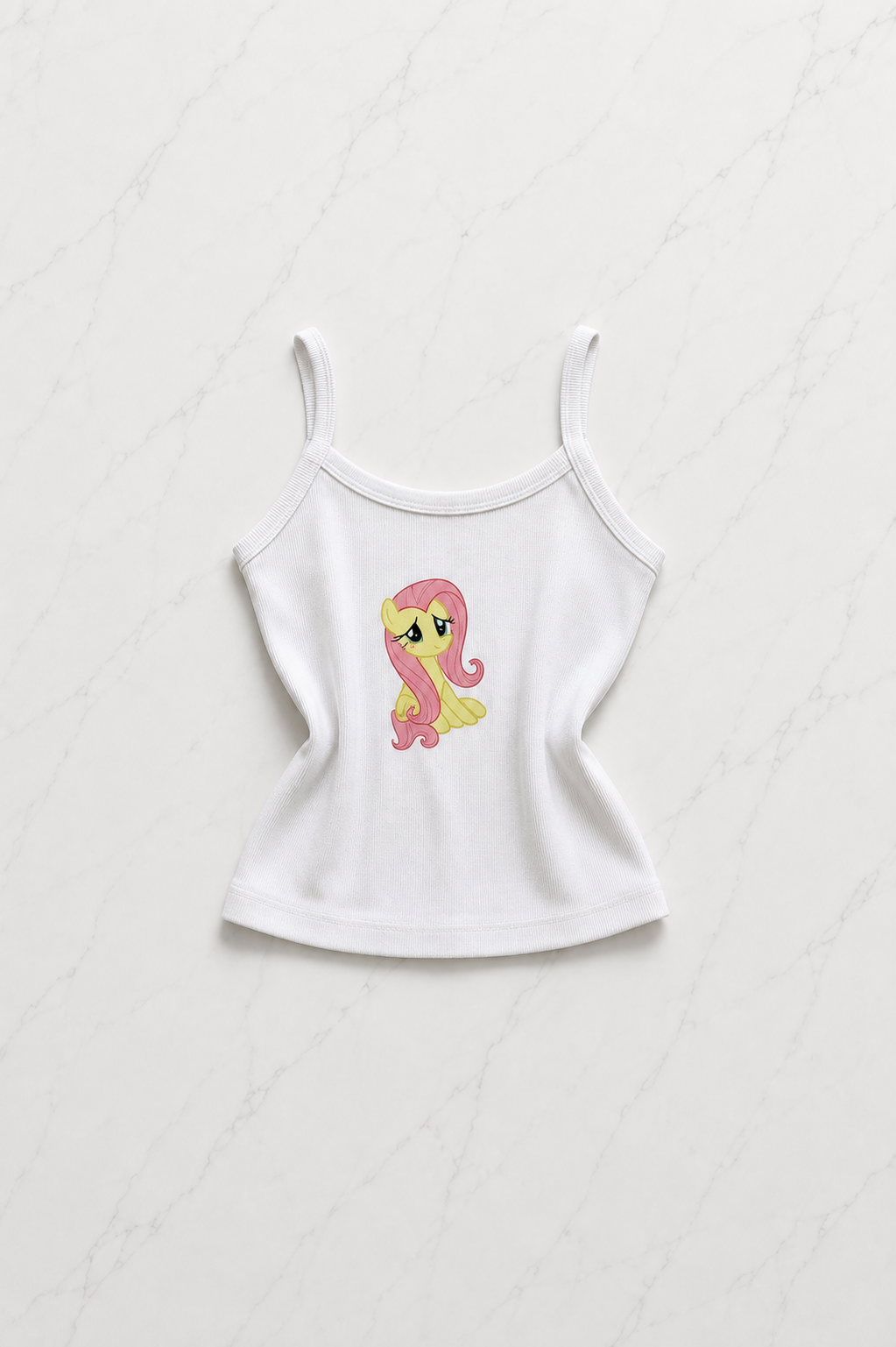 Sarı My Little Pony Fluttershy Desenli Şık Alt Üst Takımı