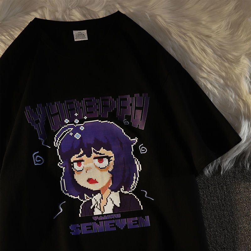 Seneven Detaylı Oversize Unisex Siyah T-shirt