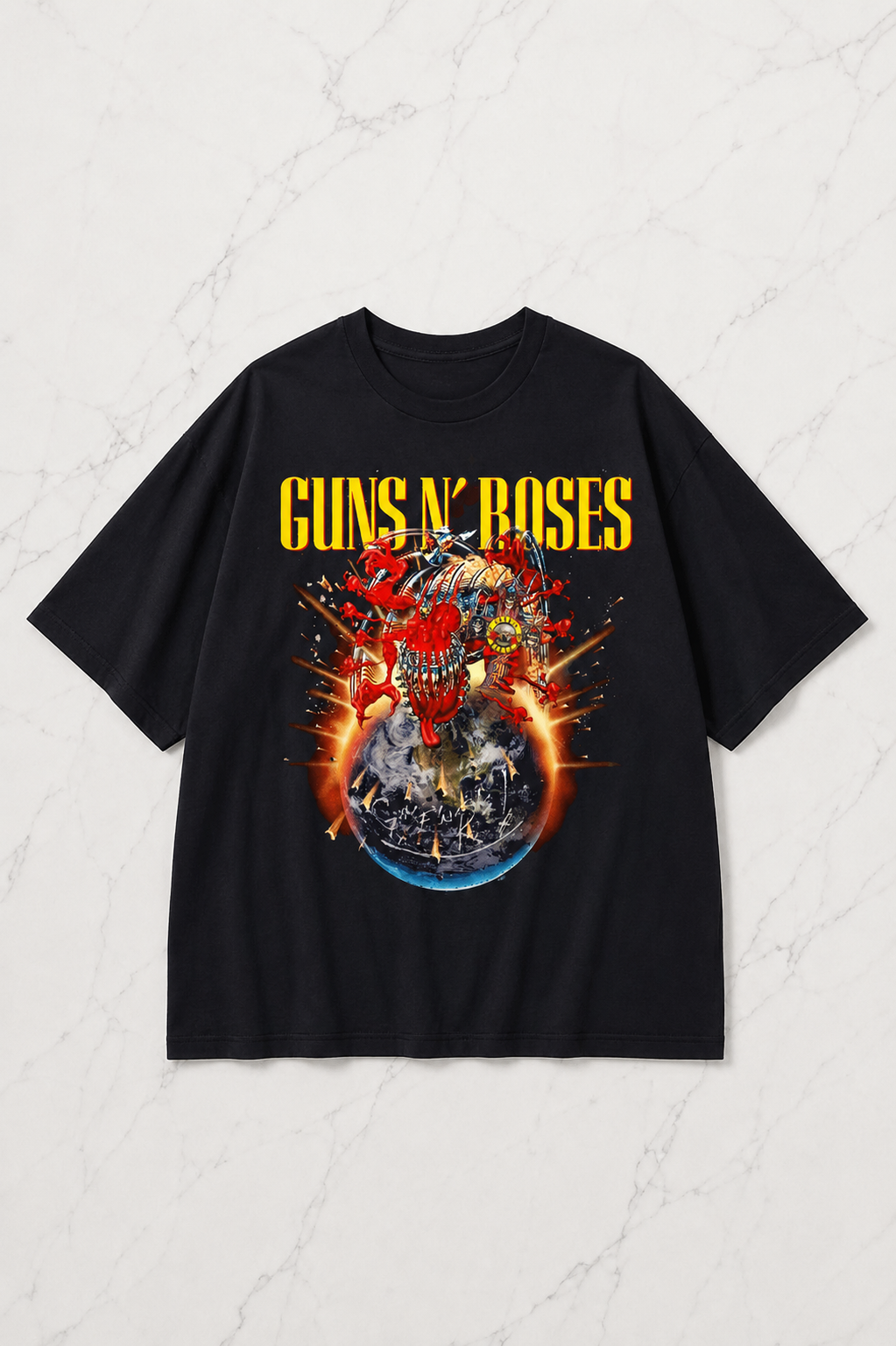 Siyah Guns N Roses European And Middle East Tour 2025 Unisex T-shirt