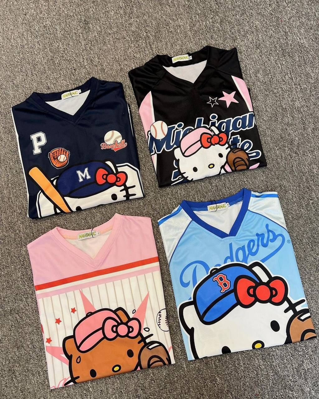 Siyah Hello Kitty Detail Jersey Forma