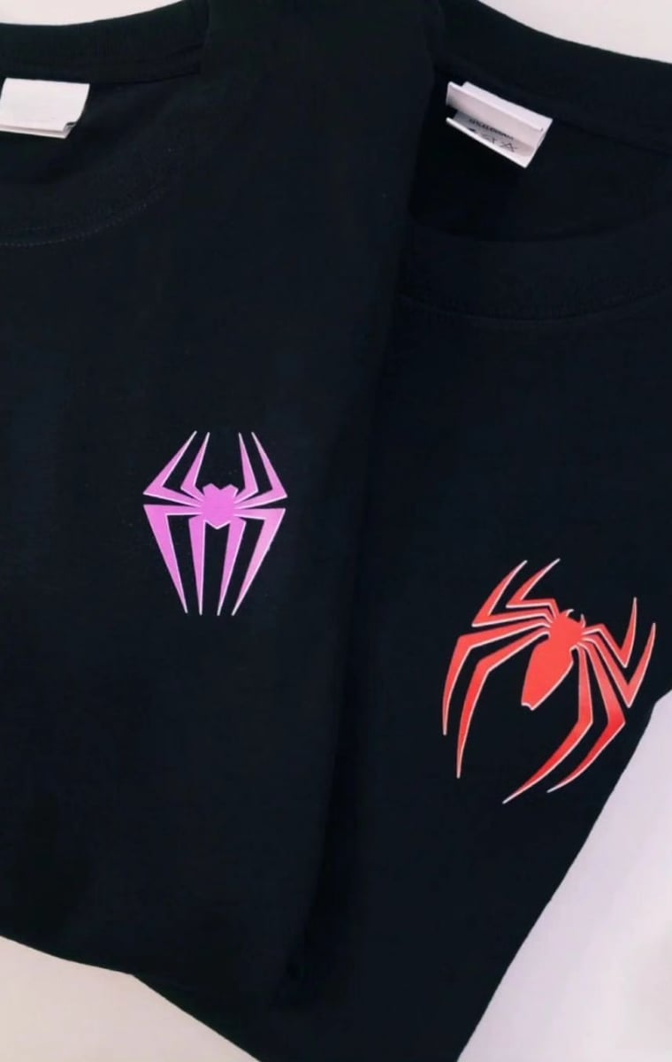 Spider Girl Detail Oversize Unisex T-shirt