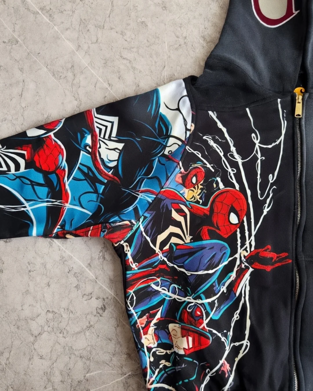 Spider-Man Unisex Oversize Ceket Hırka Hoodie | ÖN SATIŞ