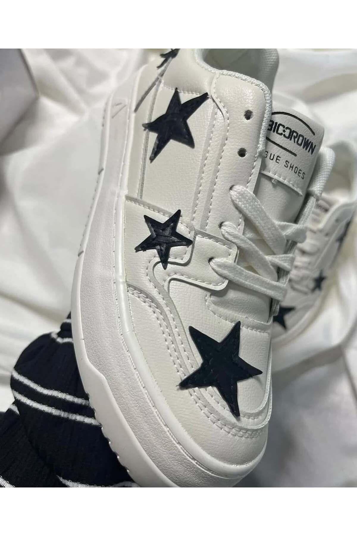 Star Detail Yıldız Desenli Unisex Ayakkabı