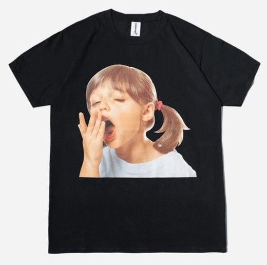 Stretch Girl Detaylı Oversize Unisex T-shirt