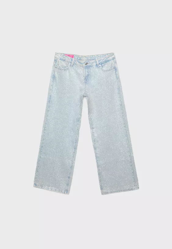 Viral Momyy Star Detail Baggy Jean