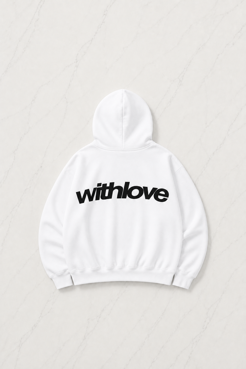 White And Black Withlove Sweatshirt